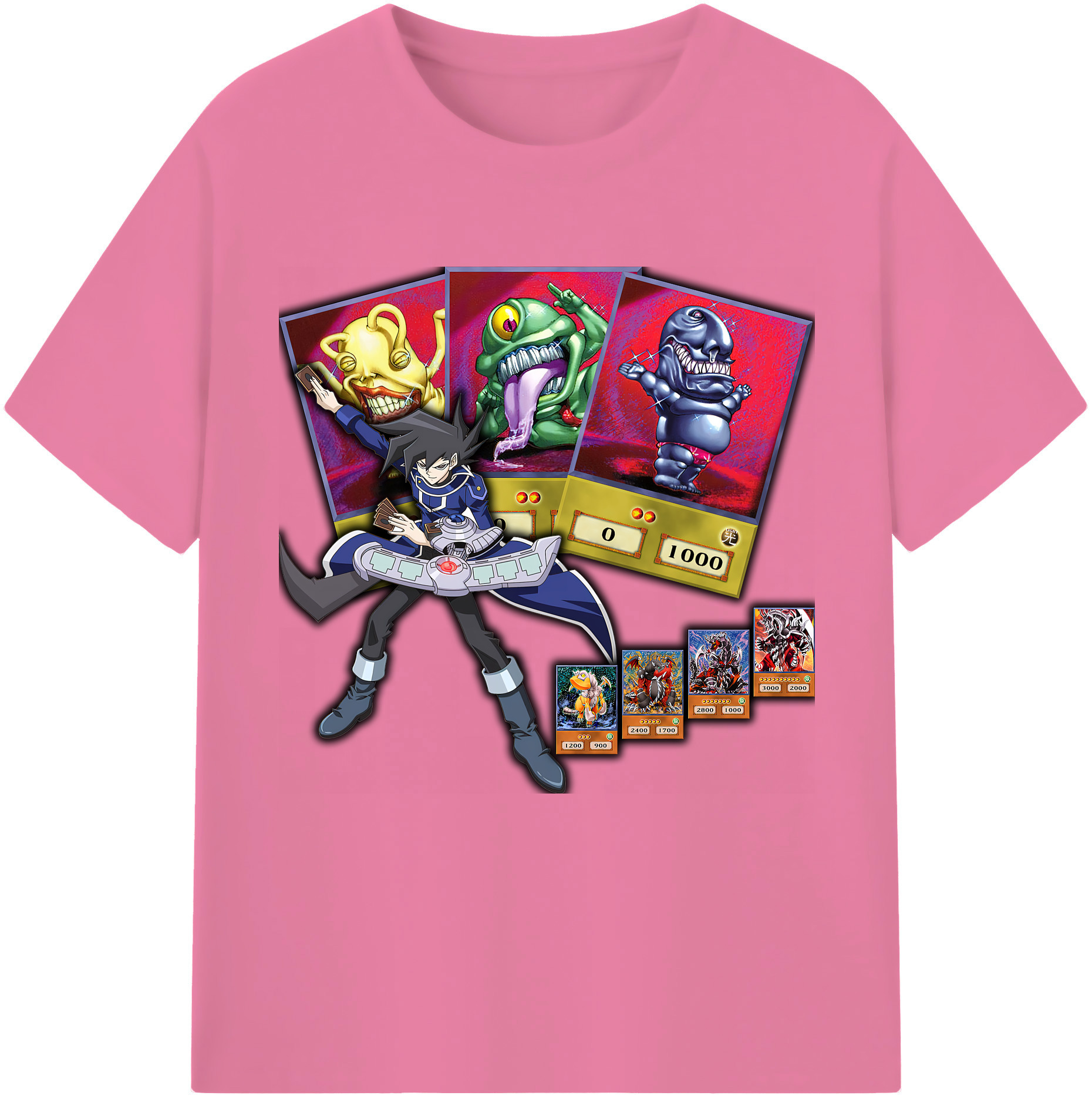 （画像用） 遊☆戯☆王 Yu-Gi-Oh! 綿100％半袖Tシャツ（フロントプリント）